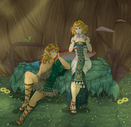 Rest inside the Deku Tree