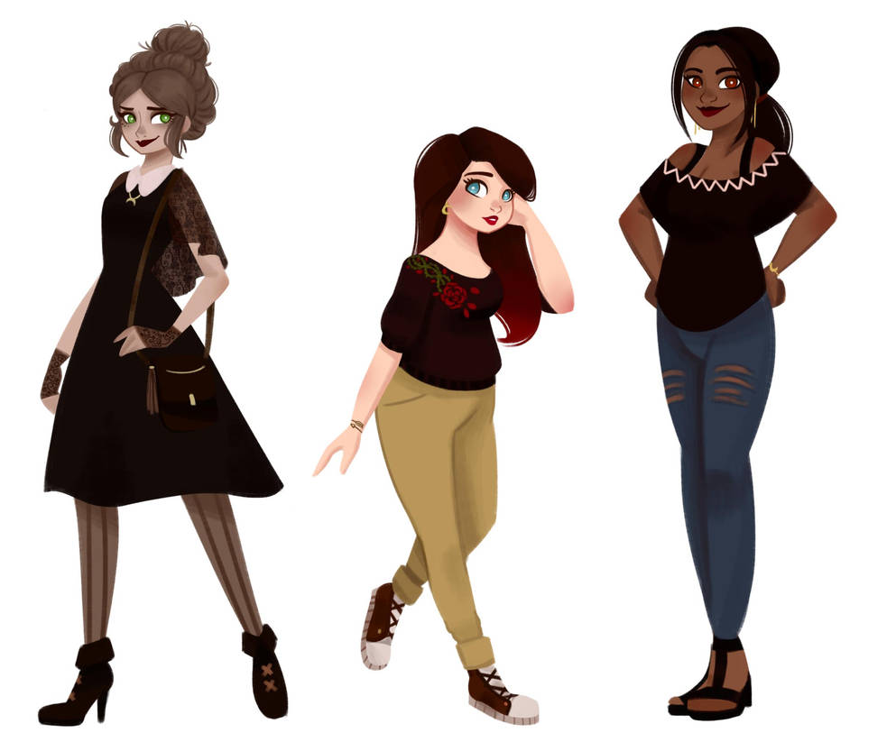 Random character design by TheBirdFromTheMoon on DeviantArt