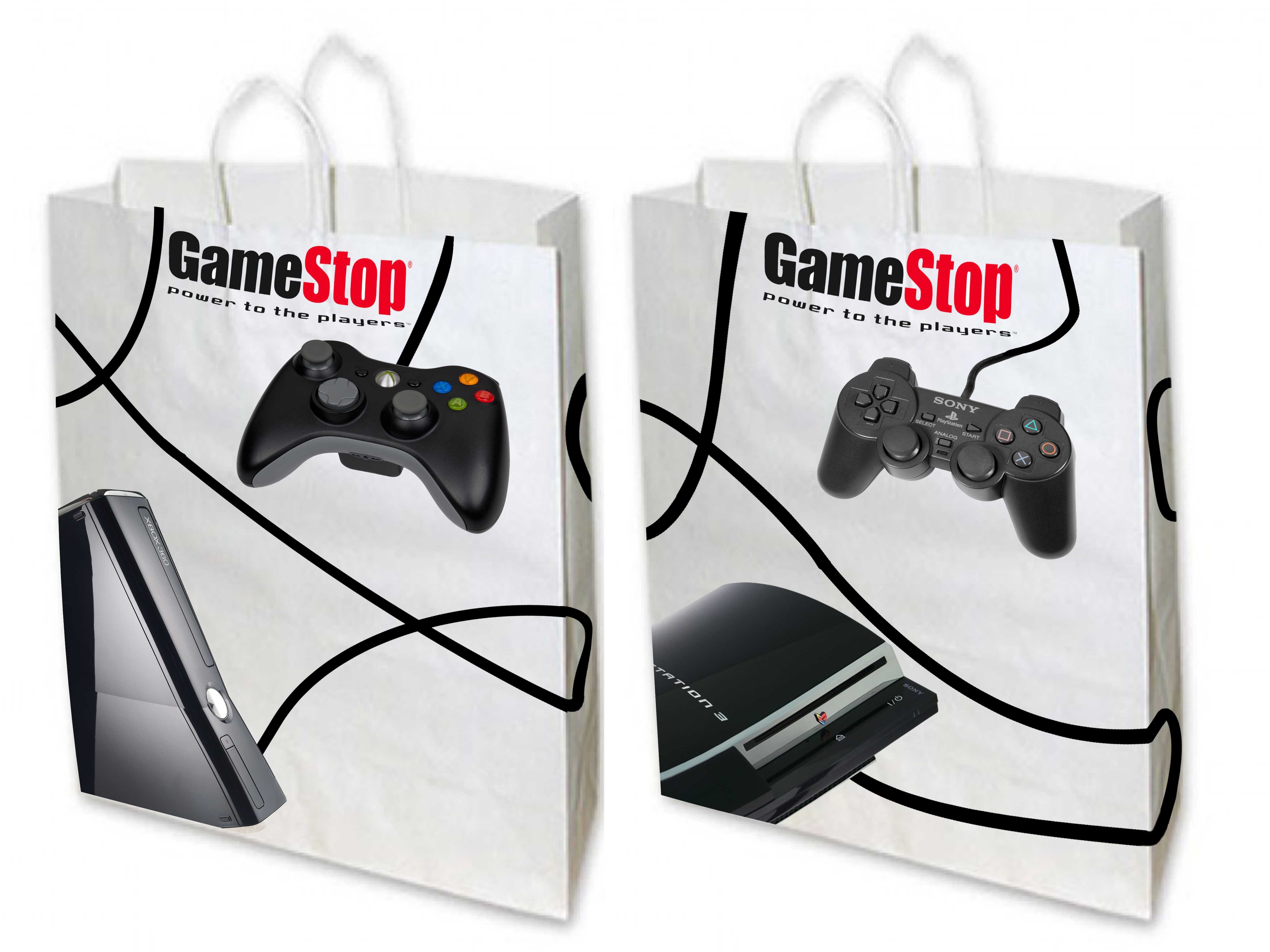 Shopping Bag Concepts - GameStop (Gaming) by Alex321432 on DeviantArt