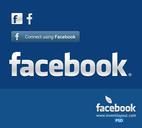 Facebook Logo and Connect Button