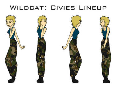 X-Men Evo: Wildcat Civ. Lineup