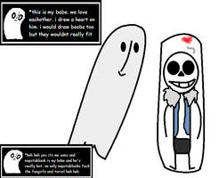 weirdass napstablook and his babe