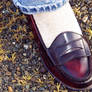 Nadia's First Penny Loafers Age 14 Cordovan Dexter