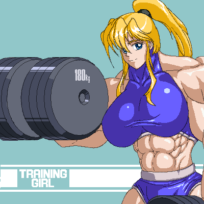 Training girl