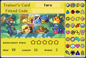 My Trainer card