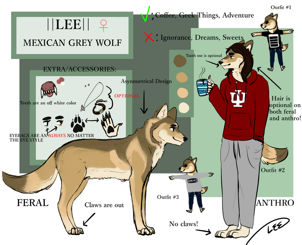 NEW Lee Feral n' Anthro Ref