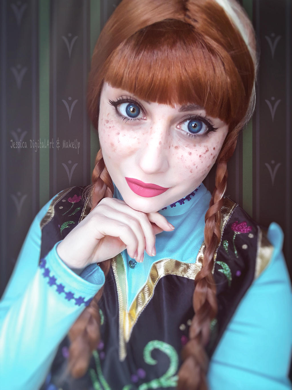 Cosplay: Princess Anna of Arendelle by JessieOctober on DeviantArt