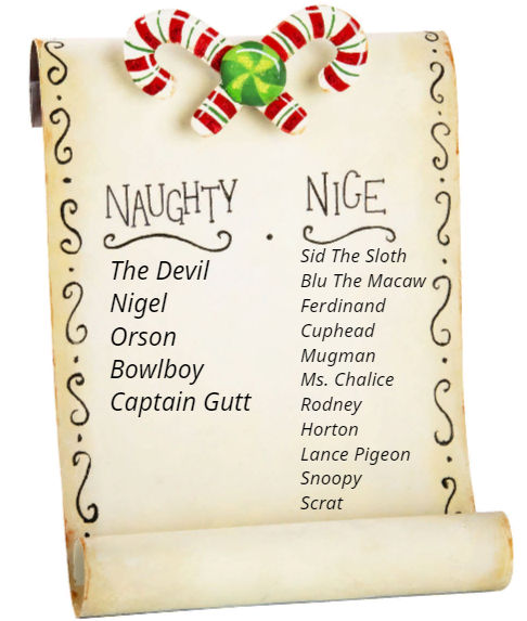 Santa's Naughty or Nice List Blue Sky Studios by 31122022Eil on DeviantArt