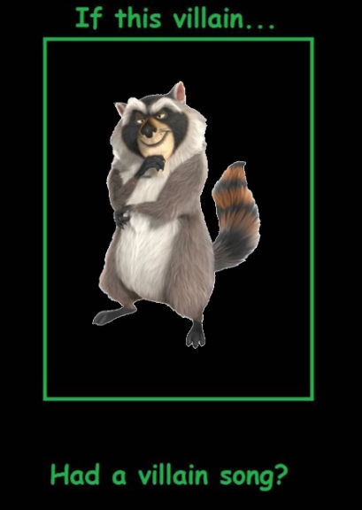 What If Raccoon Had A Villain Song by 31122022Eil on DeviantArt