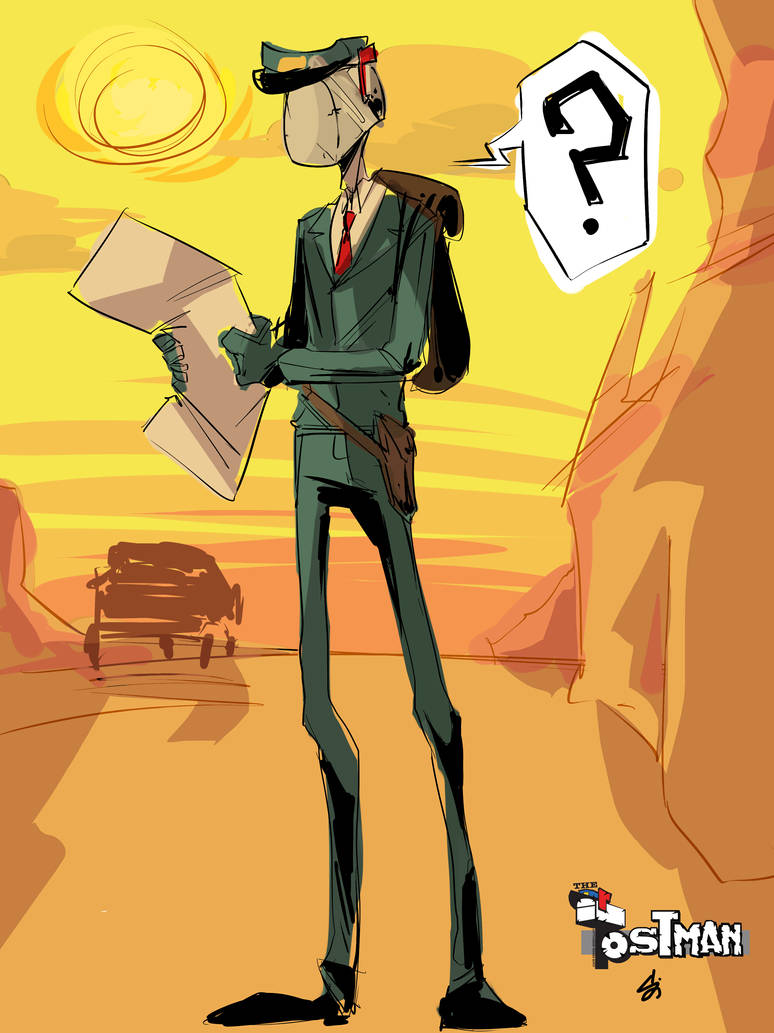 Hectic Postman The Postman by CeejIndeedART on DeviantArt