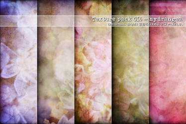 Texture pack 15 - Hydrangea