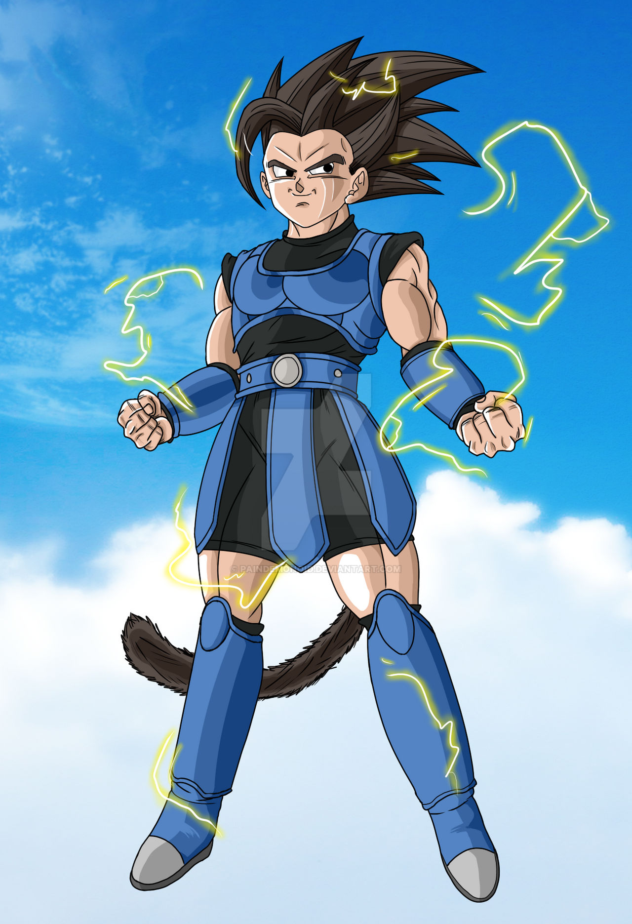 Shallot from dragon ball legends in the style of the dragon ball manga