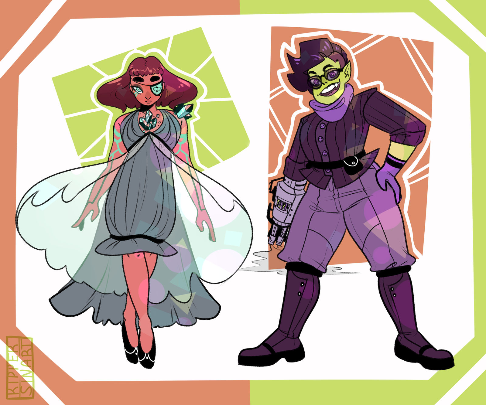 character redraw by Kippersinart on DeviantArt