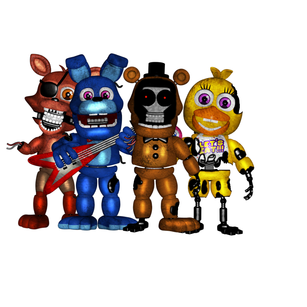 FNaF World: Classic Withered Animatronics Complete! (Mod) 