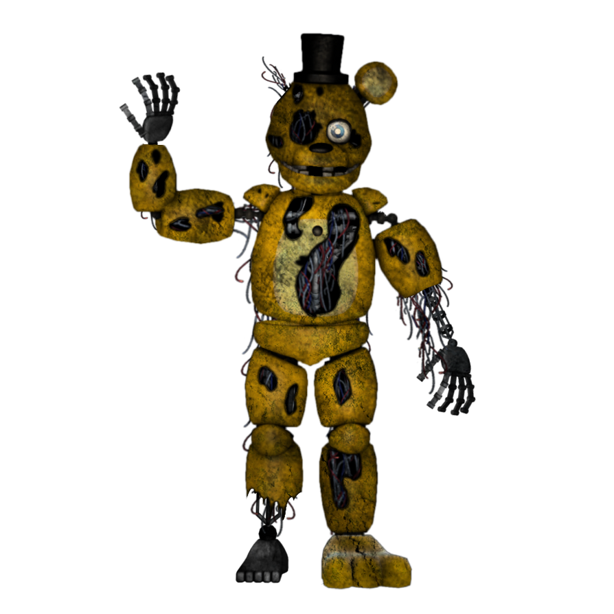 Springfield Freddus Withered SpringFreddy by Freddydoom5 on DeviantArt