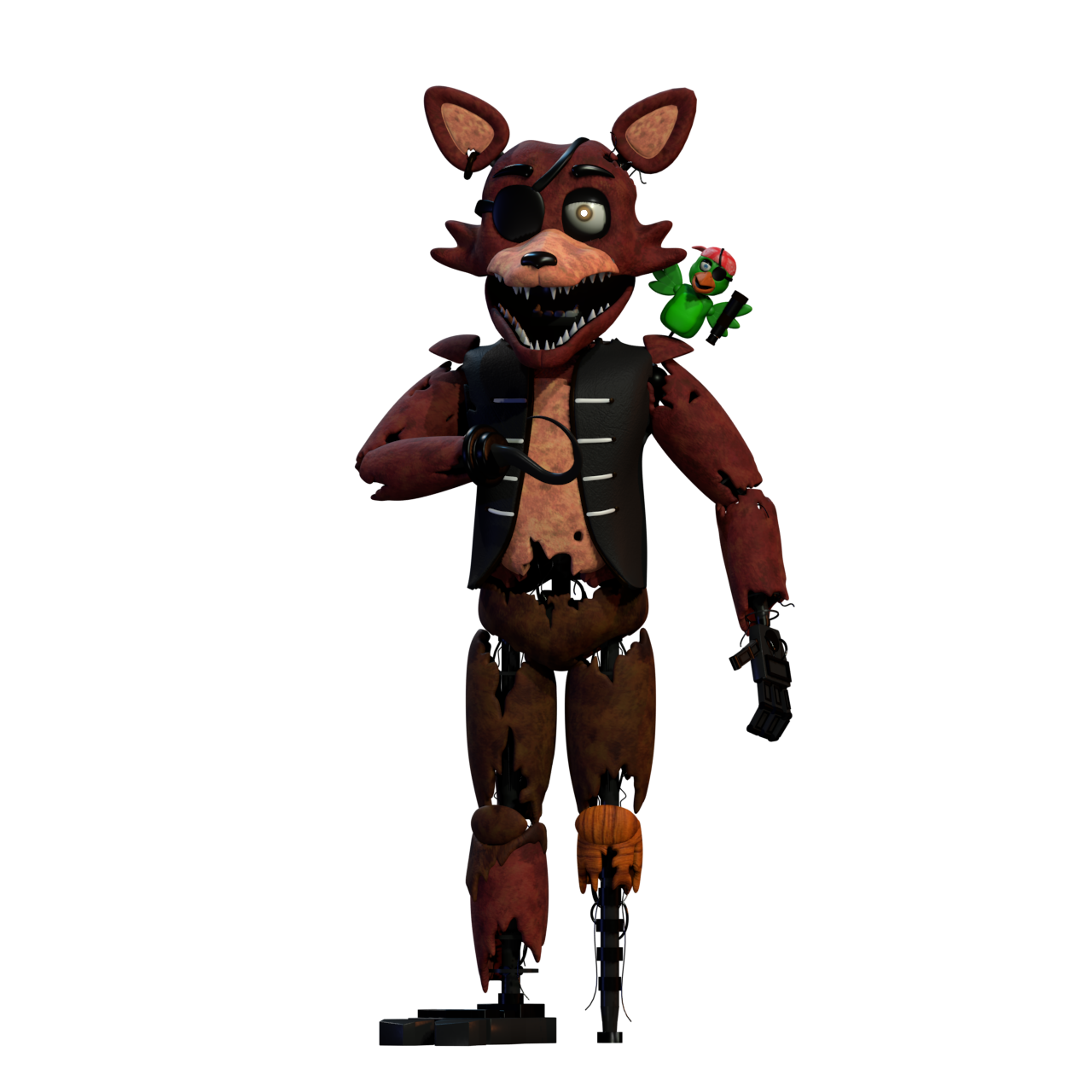 Fixed Withered Foxy Update by YinyangGio1987 on DeviantArt
