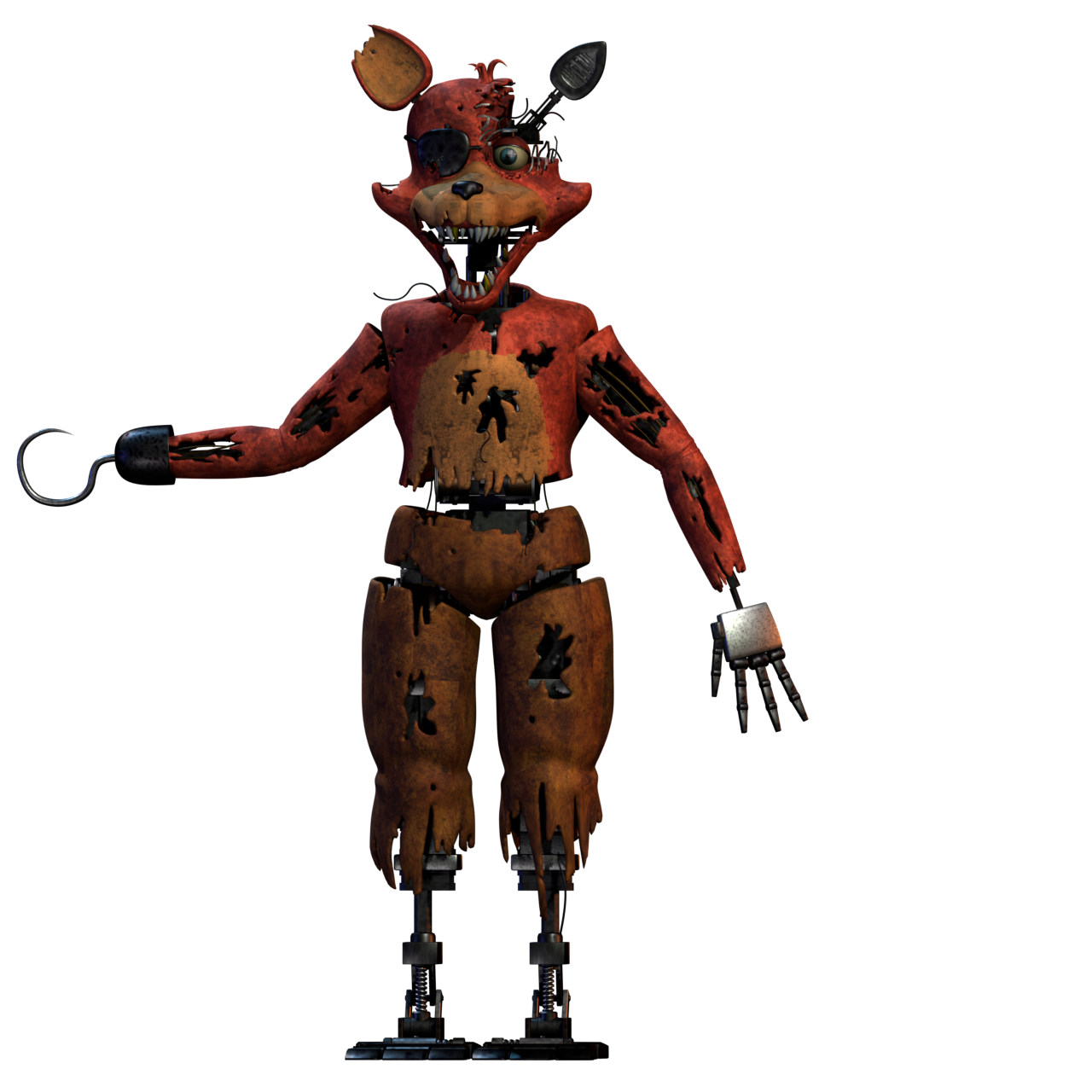 Withered Foxy by EndyArts on DeviantArt