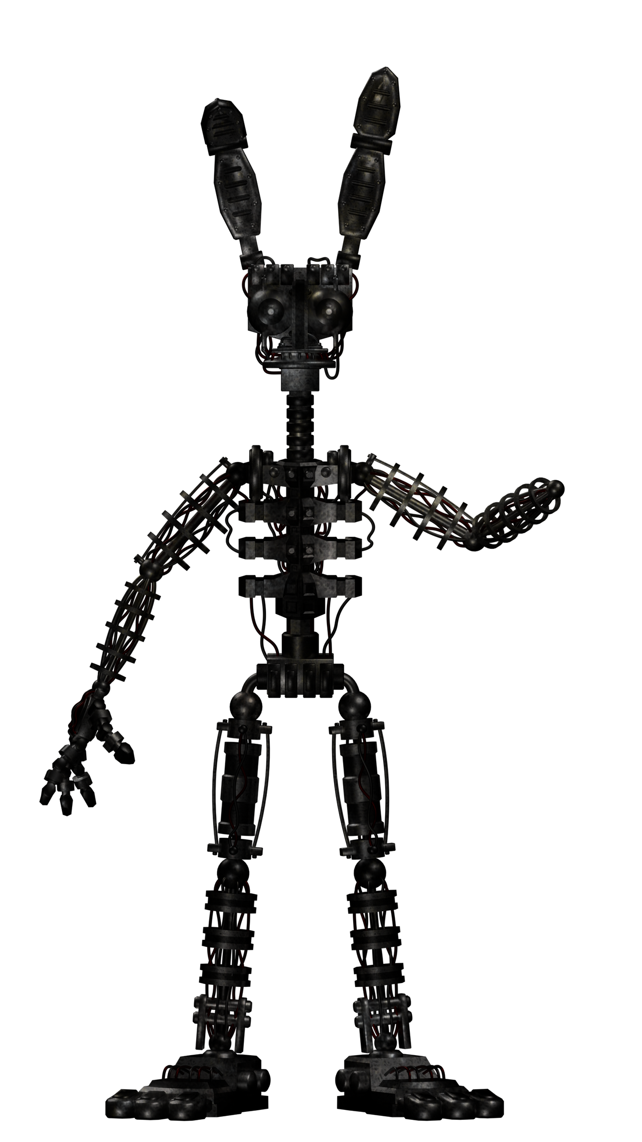 AI Art: [FNAF] 超合金 ボニー FNAF2.ver II - Withered Bonnie Super Robot Toy by  @odom