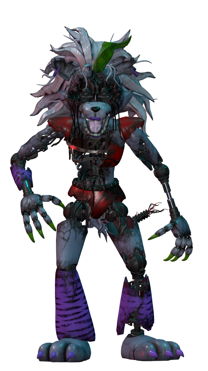 Shattered Roxanne Wolf by Freddydoom5 on DeviantArt