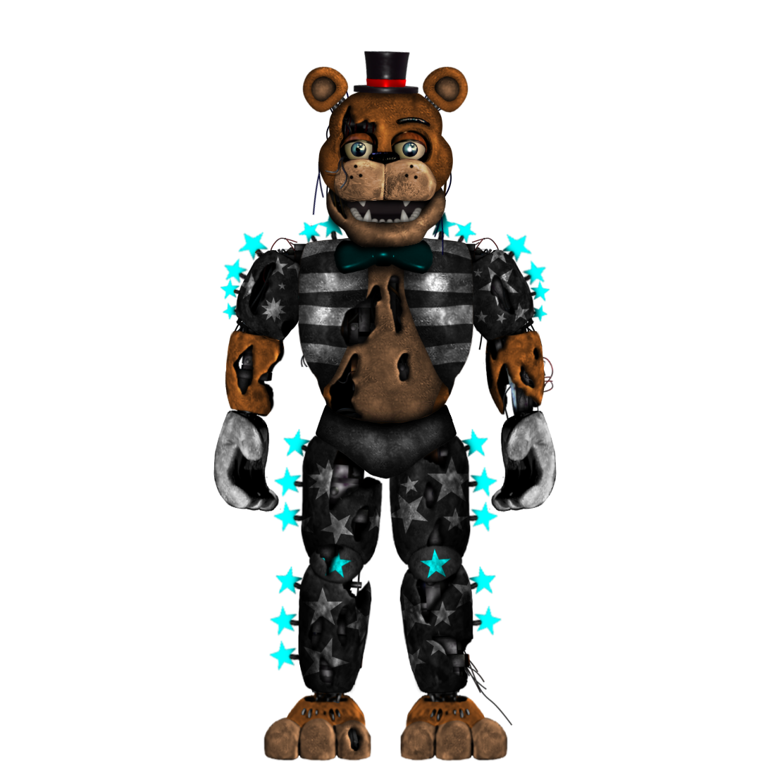 STYLIZED WITHERED FREDDY  Fnaf drawings, Best anime shows, Fnaf