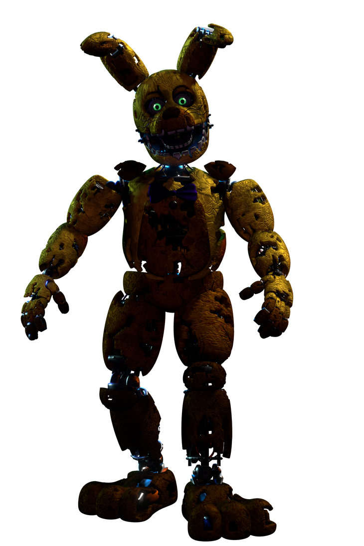 Withered SpringBonnie by Freddydoom5 on DeviantArt