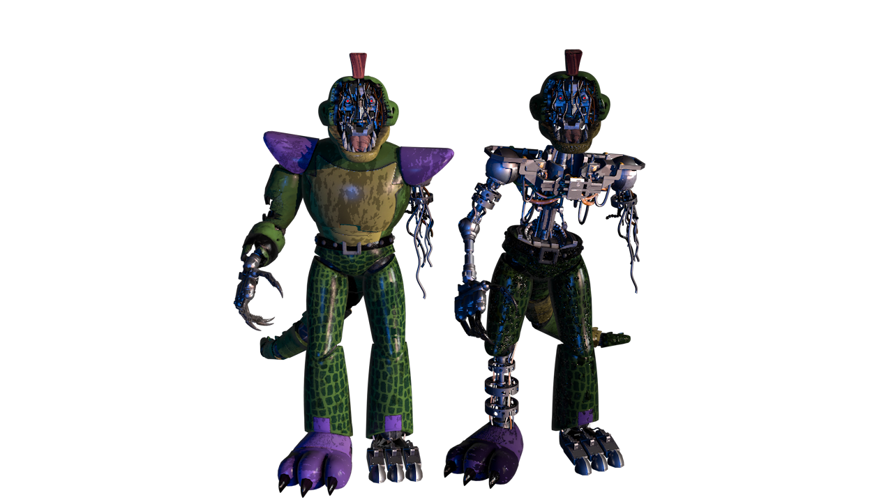 Monty Withered and Ignited by Freddydoom5 on DeviantArt