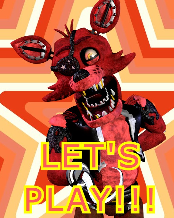 Withered Foxy Poster (FNAF-C4D) by TheRayan2802 on DeviantArt