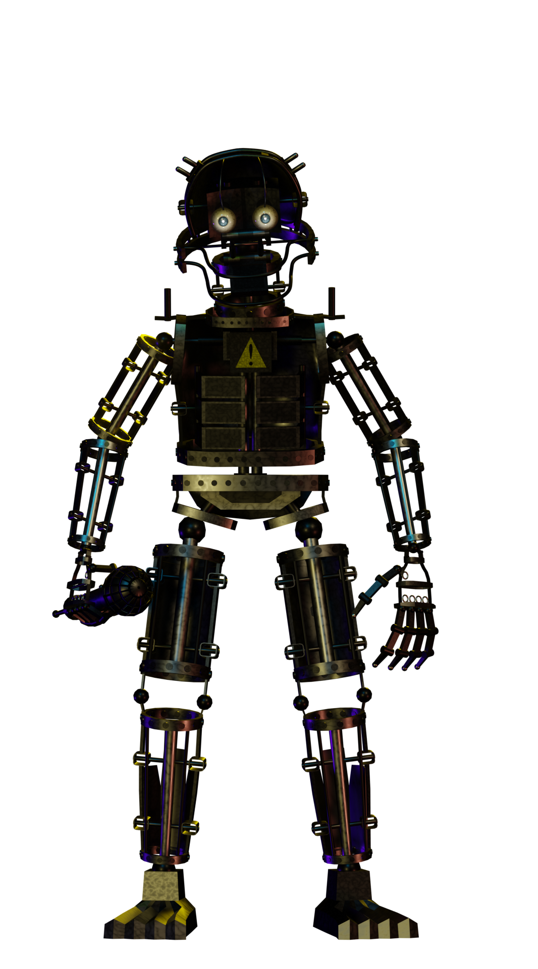 I made this proof that FredBear = The Bare Endoskeleton for my theory. I  thought I would share it :) : r/fivenightsatfreddys