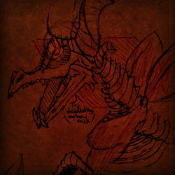 Evil skeleton dragon 