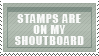 DA Stamp - On Shoutboard by phantompanther