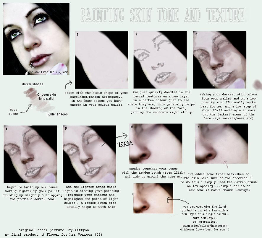 Painting Skin Tutorial by 666Glass666 on DeviantArt