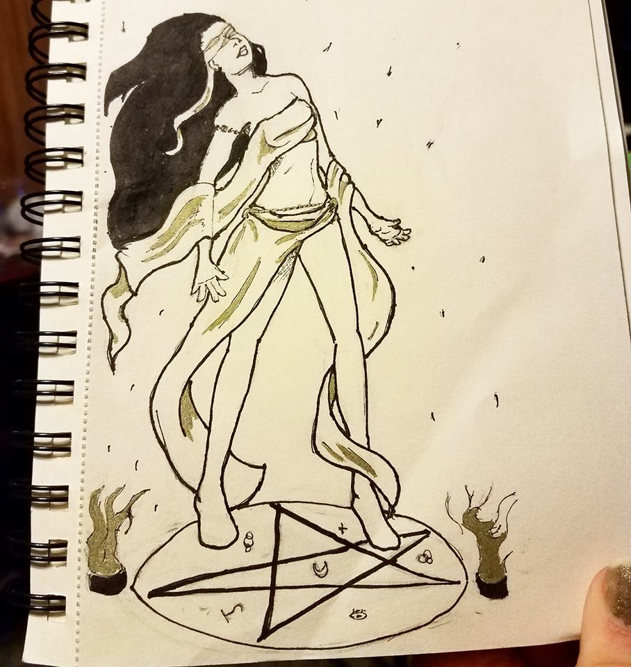 Inktober #6 - Oracle Witch