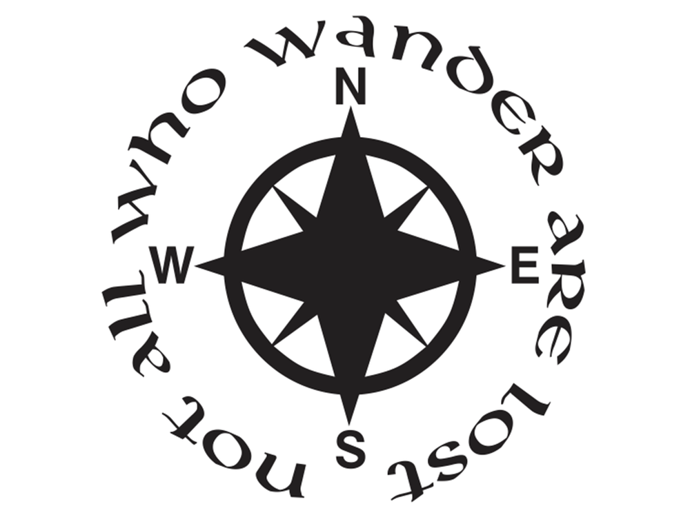 Not All Those Who Wander Are Lost 2 Lotr By Stickeesbiz On