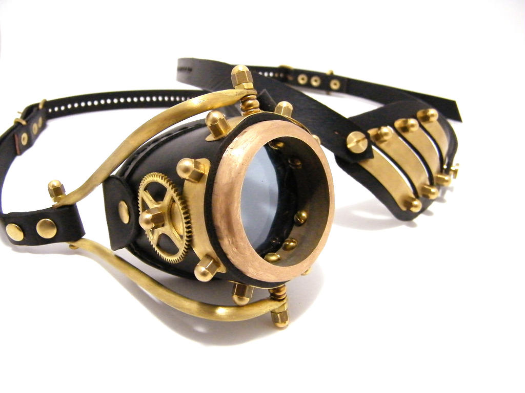 Steampunk Monogoggle 10-4