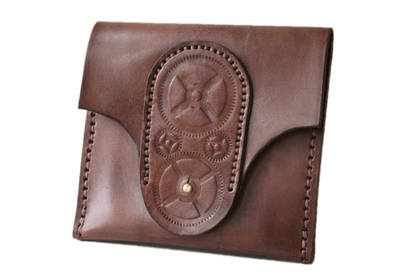 Steampunk Leather Wallet 2