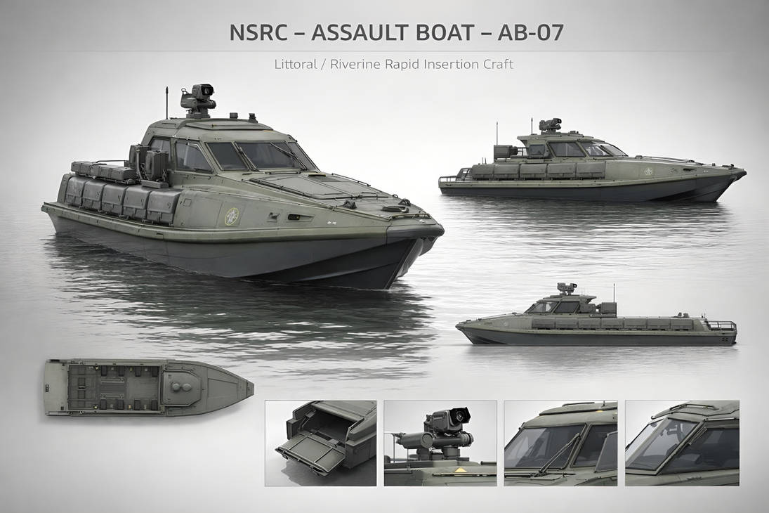 Nsrc Design NSRC_Assault Boat - AB-07 by Avanid25 on DeviantArt