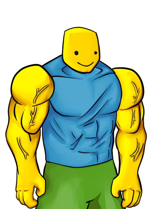 Roblox-muscle-man-j429fl58ar6is3p5 by xaviergodpackdude on DeviantArt