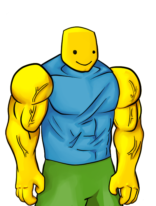 Muscular roblox character