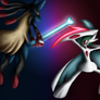 Mega Lucario vs. Mega Gallade