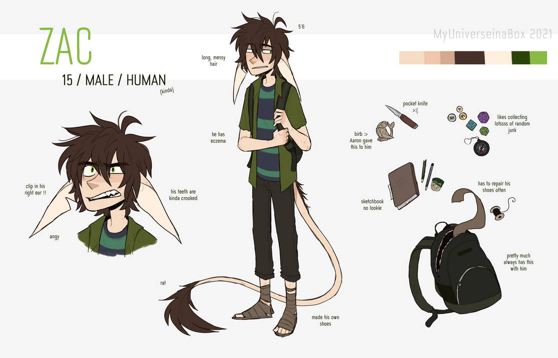 Zac, rat edition (outdated) by MyUniverseinaBox on DeviantArt