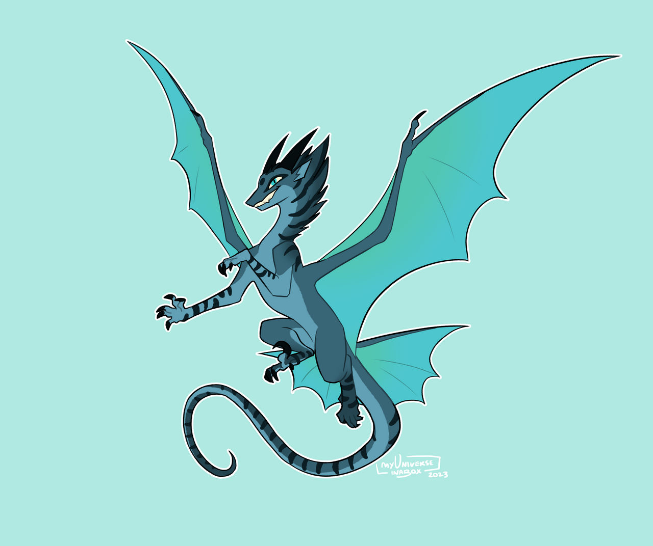 Zoomy Raptor Dragon by MyUniverseinaBox on DeviantArt