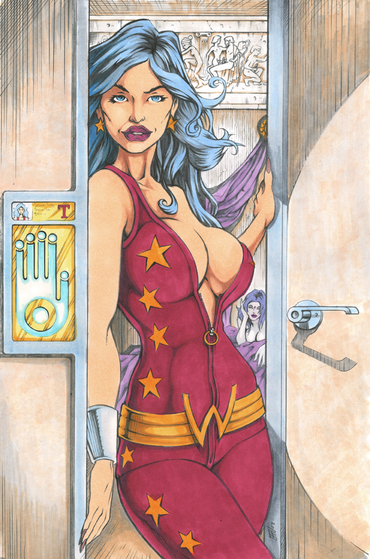 Donna Troy in color!!