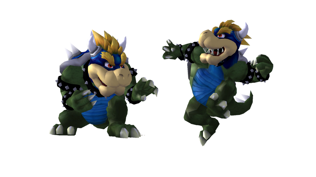Bowser Blue Shell Bowser blue render by Browningtons on DeviantArt