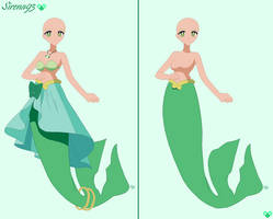 Mermaid Princess Rina Base