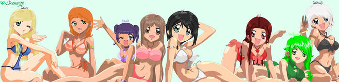 Mermaid Melody Bikini OC's