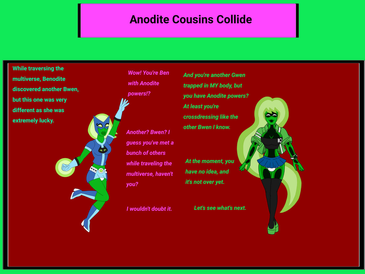 Anodite Cousins Collide by shadodemon123 on DeviantArt