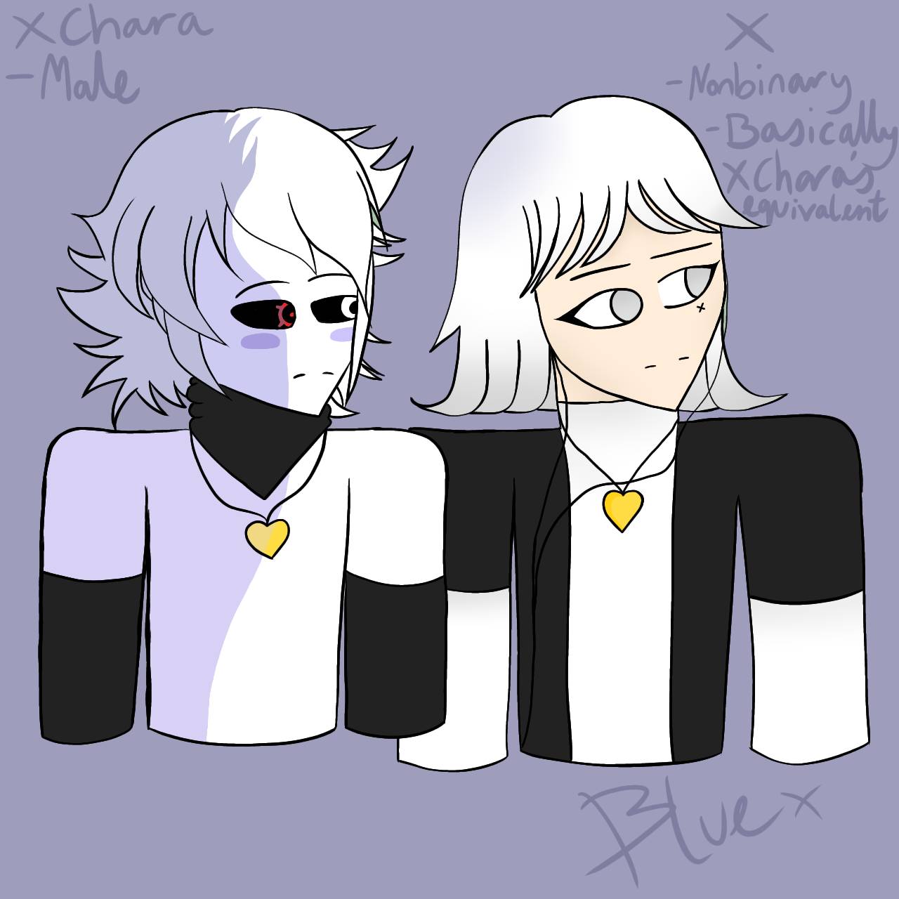 XChara and X by realcarriecarrera on DeviantArt