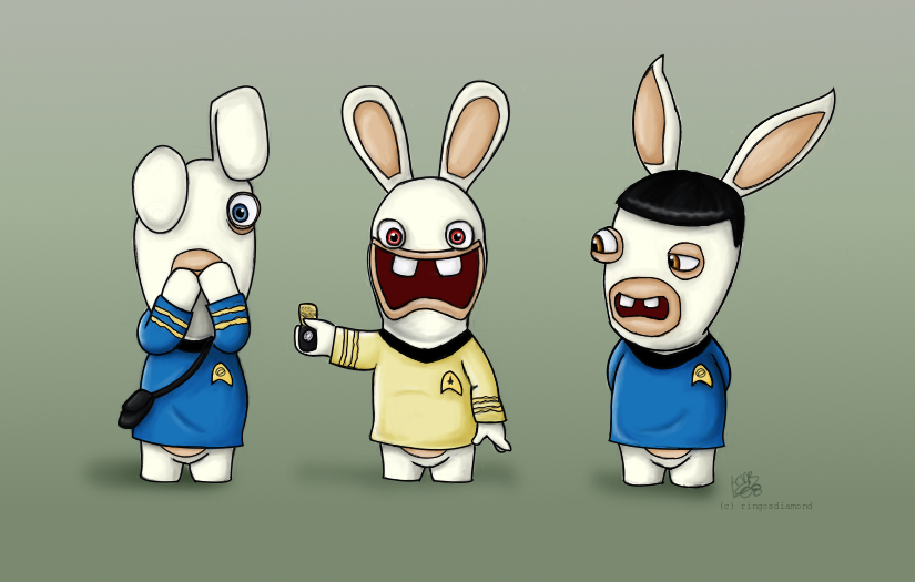 Bunnies Can't Do Star Trek