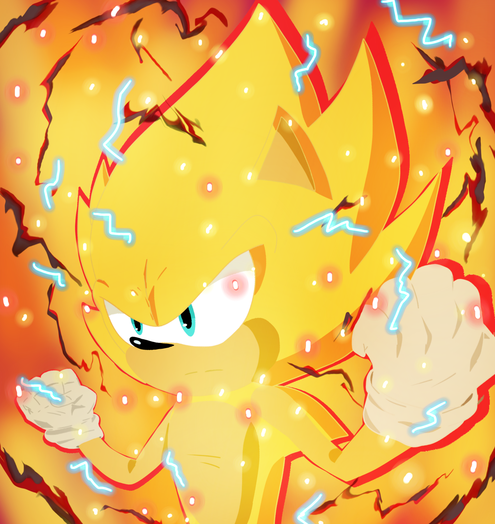 Hyper Sonic by Platinum2xa on DeviantArt