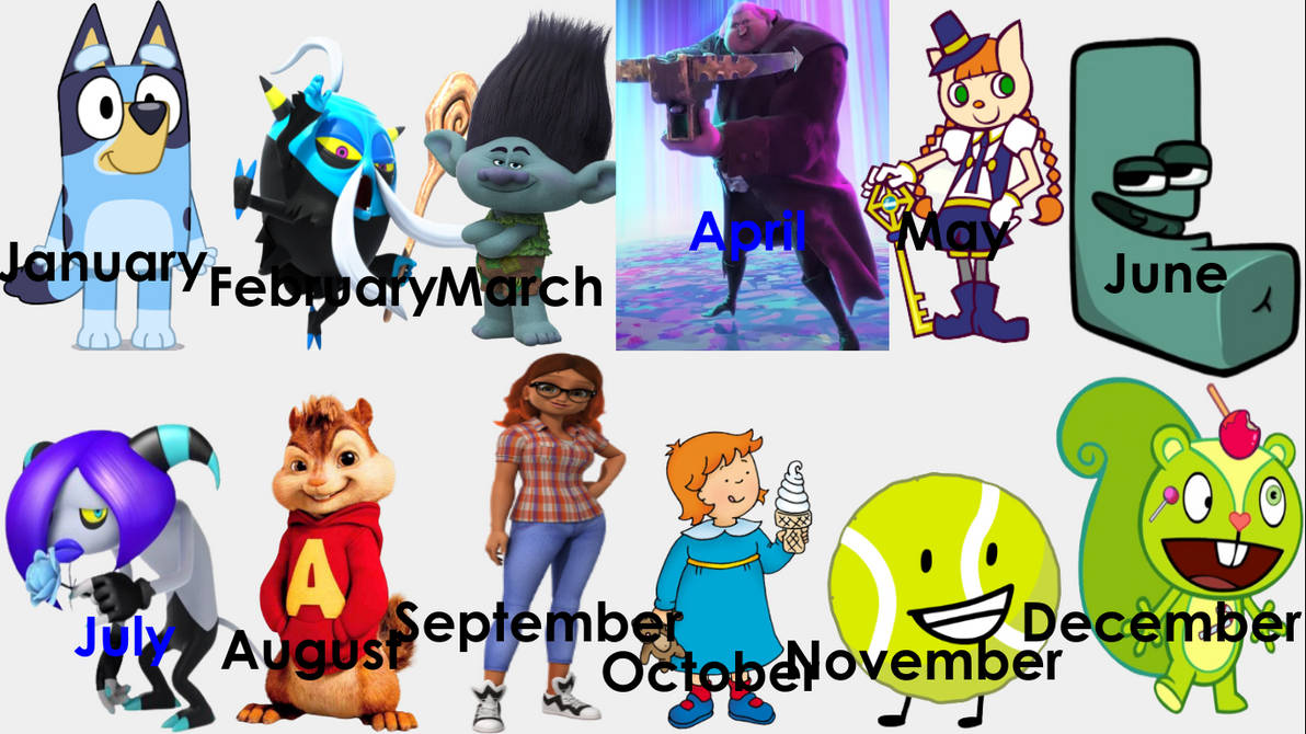 Your Month Is The Character You Spend A Year 2 by SeraphCutie on DeviantArt